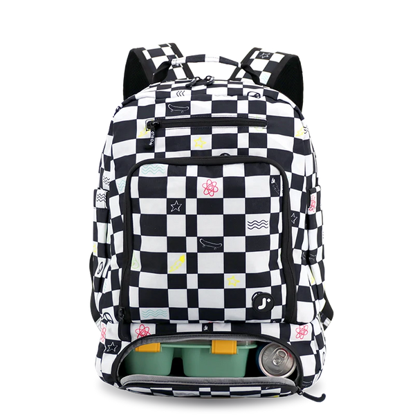 Packmate 2-in-1 Backpack and Lunch Bag Set | Icon Checkers  display picture 1