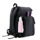 Picnic Backpack with Insulated Compartments & Picnic Mat in Black