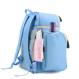 Picnic Backpack with Insulated Compartments & Picnic Mat in Sky Blue