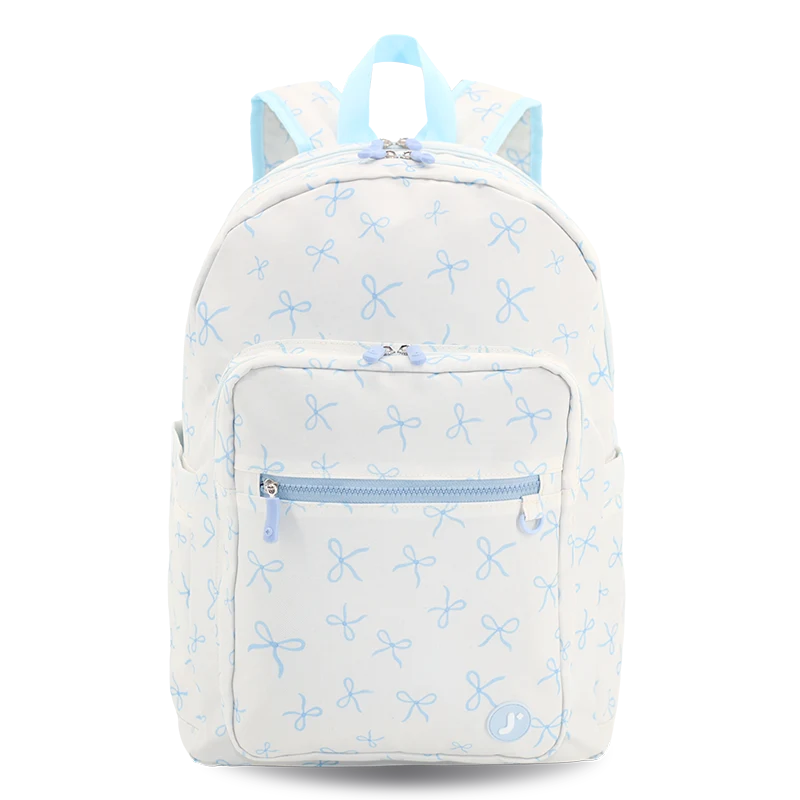 Zenpack Laptop Backpack in Blue Bows - JWorldstore