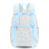 Zenpack Laptop Backpack in Blue Bows - JWorldstore