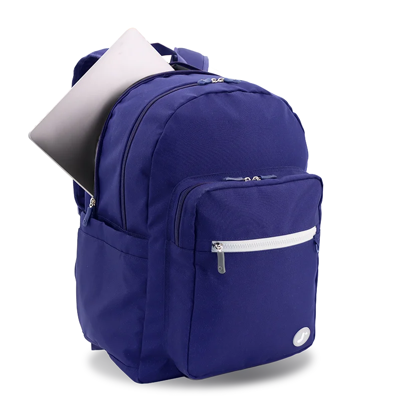 Zenpack Laptop Backpack in Navy - JWorldstore