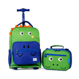 Side-Kick Rolling Backpack and Lunch Bag Set