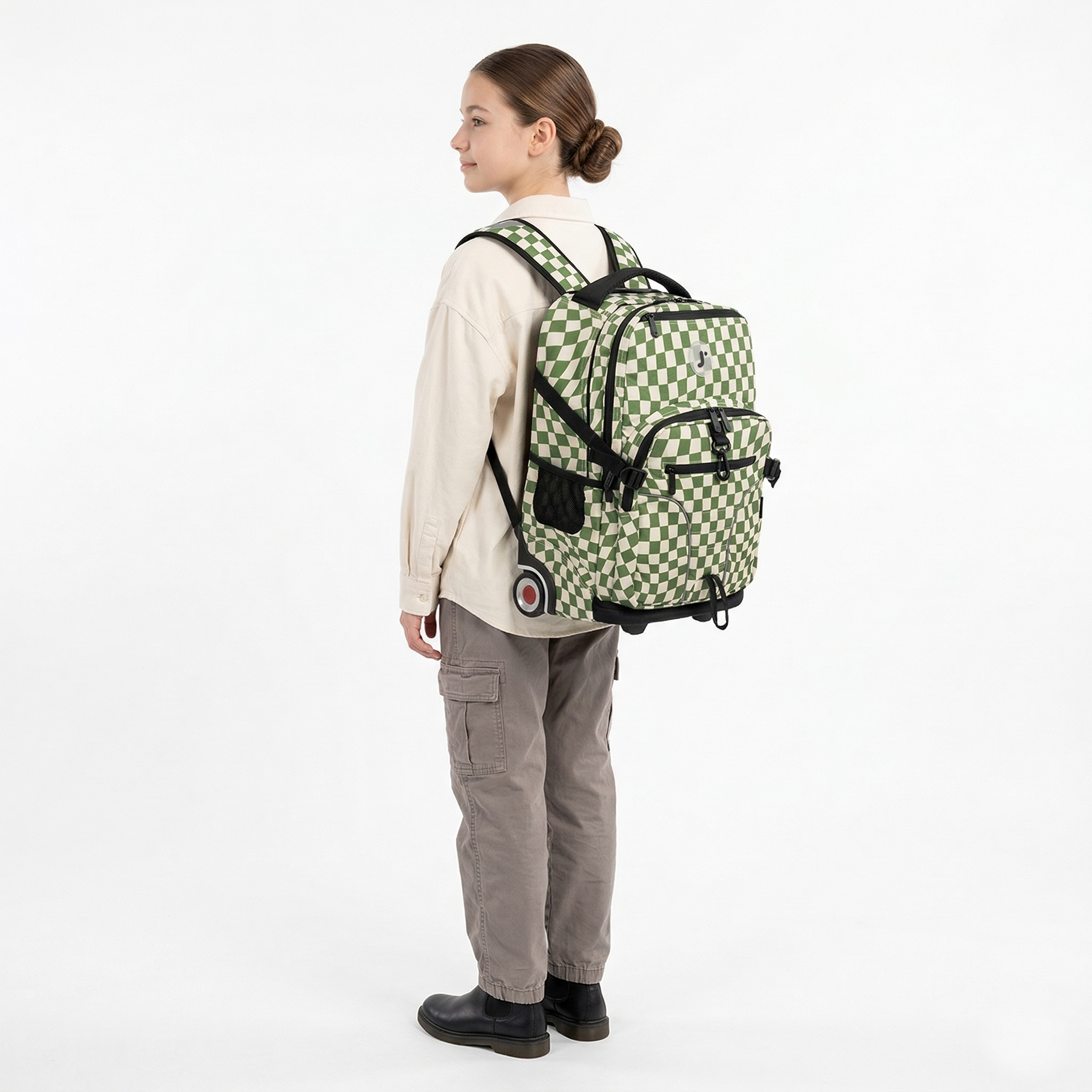 Lunar Multi-Purpose Laptop Rolling Backpack (19.5 Inch) in Skandi Pink - JWorldstore