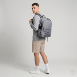 Cristos Casual Backpack in Grey - JWorldstore