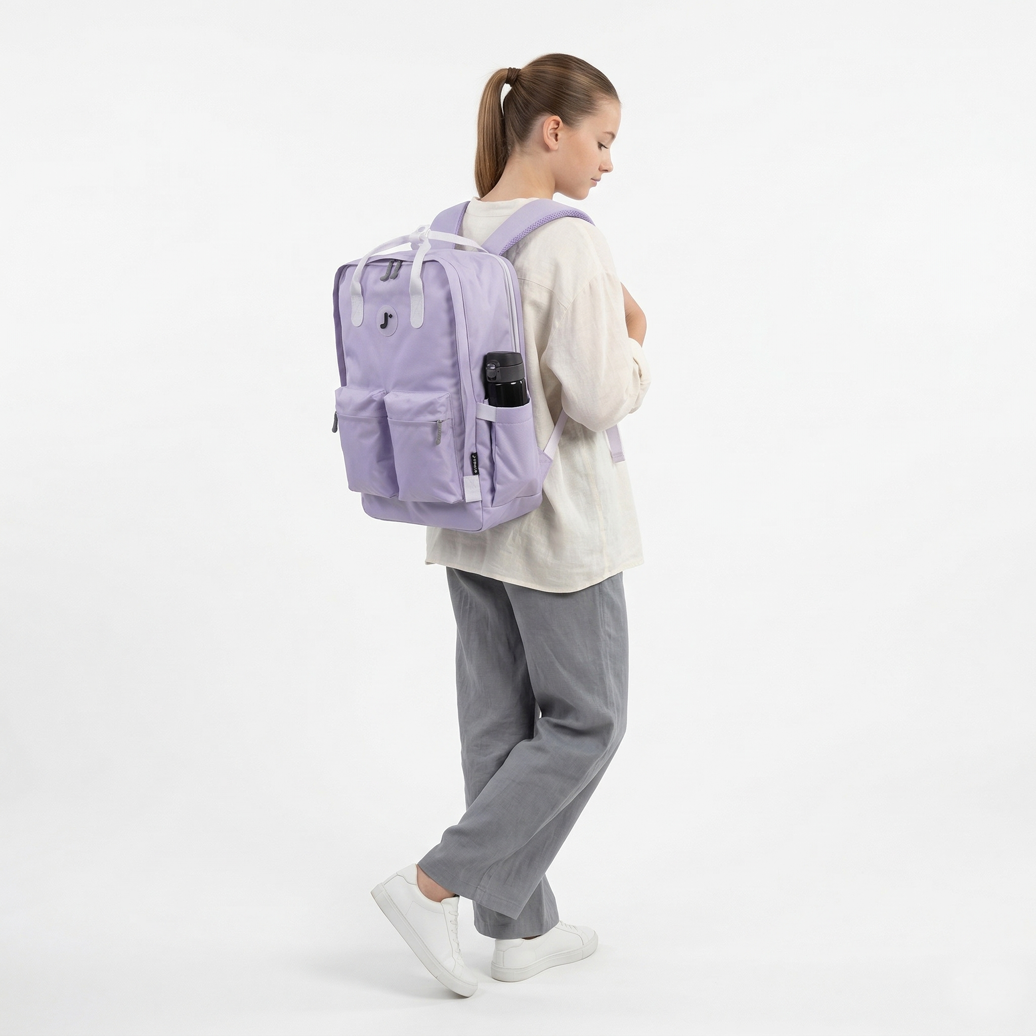 Timo Laptop Backpack in Grey - JWorldstore