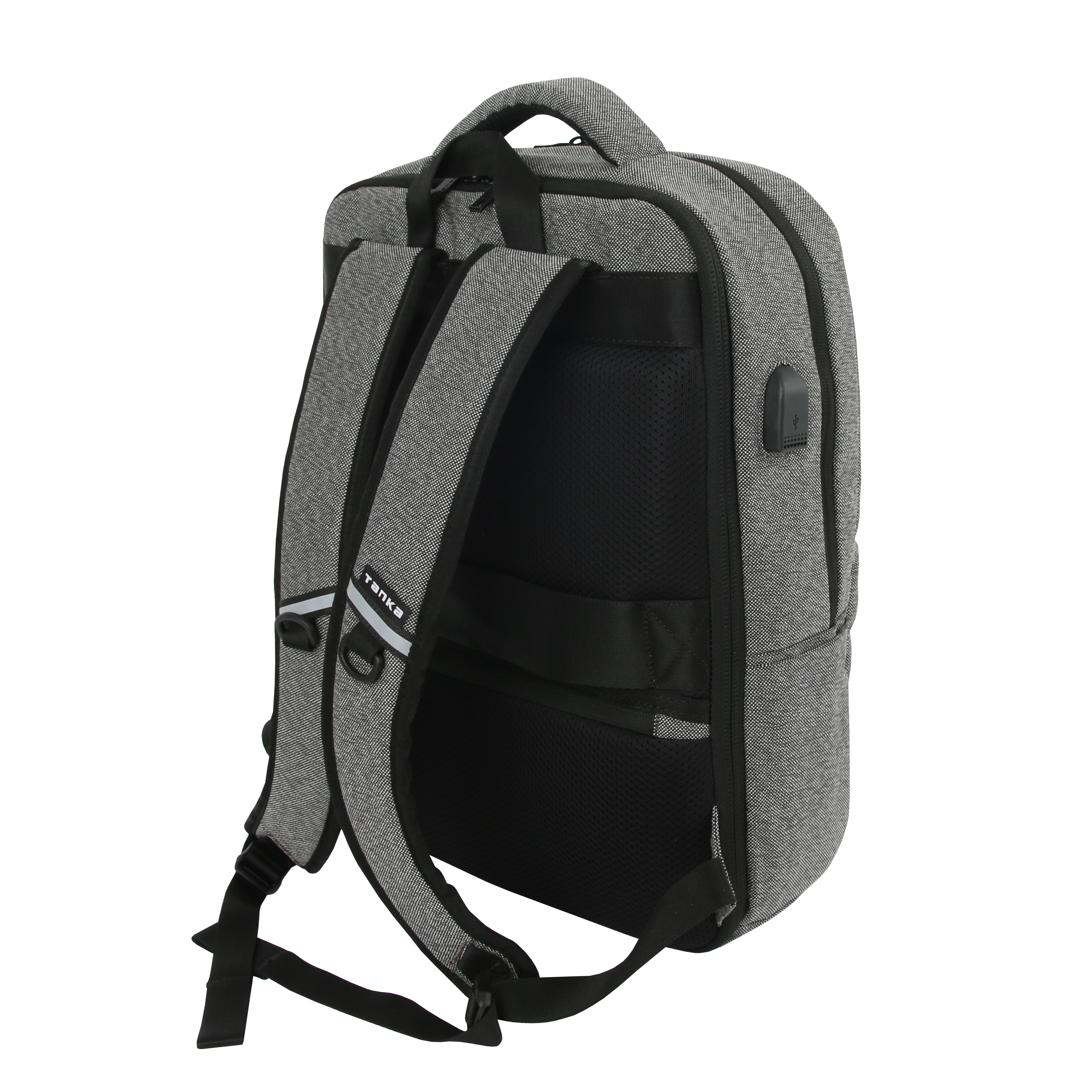 Pilgrim TSA-Friendly Business Laptop Backpack in Grey - JWorldstore