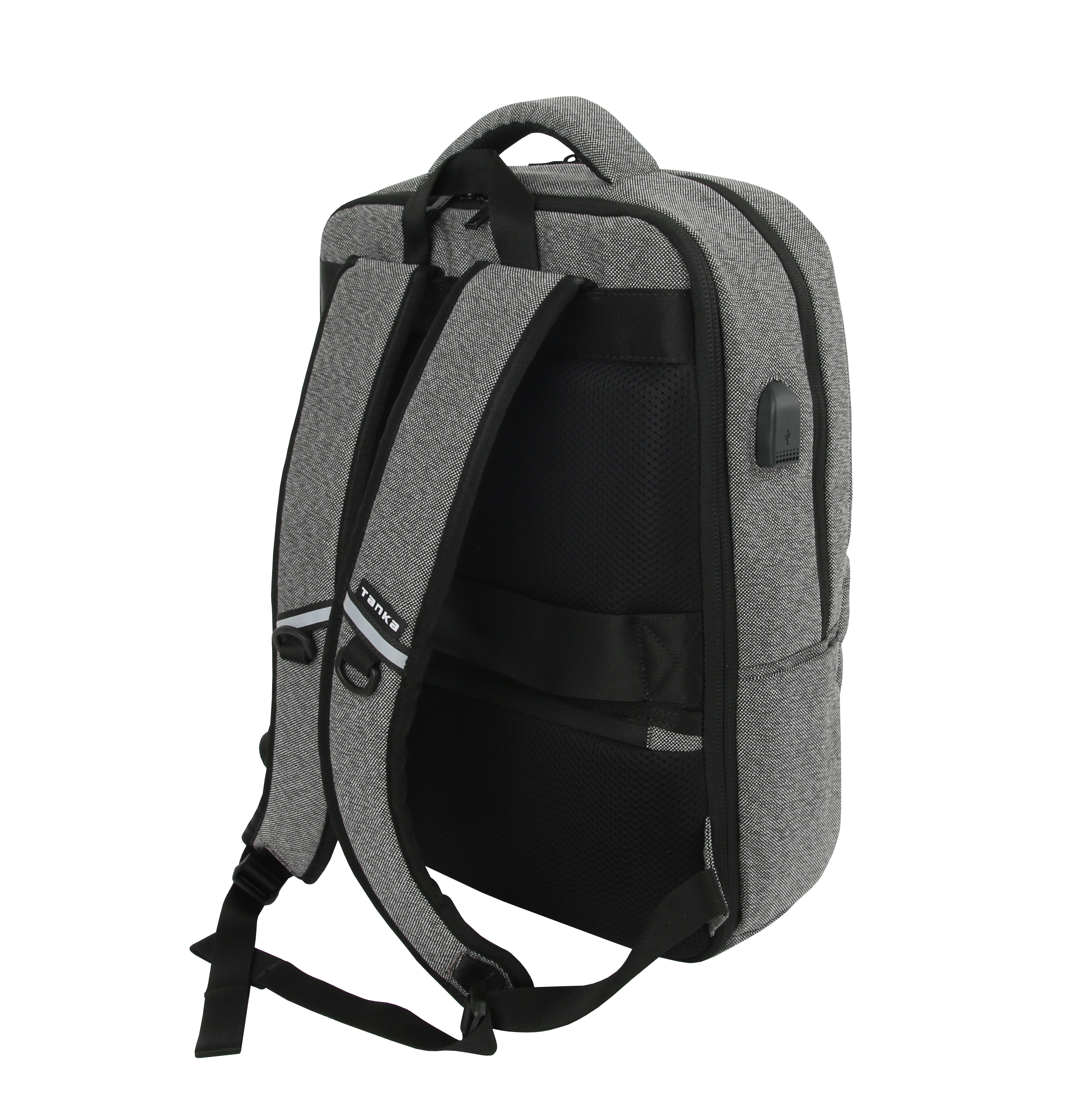 Pilgrim TSA-Friendly Business Laptop Backpack in Grey - JWorldstore