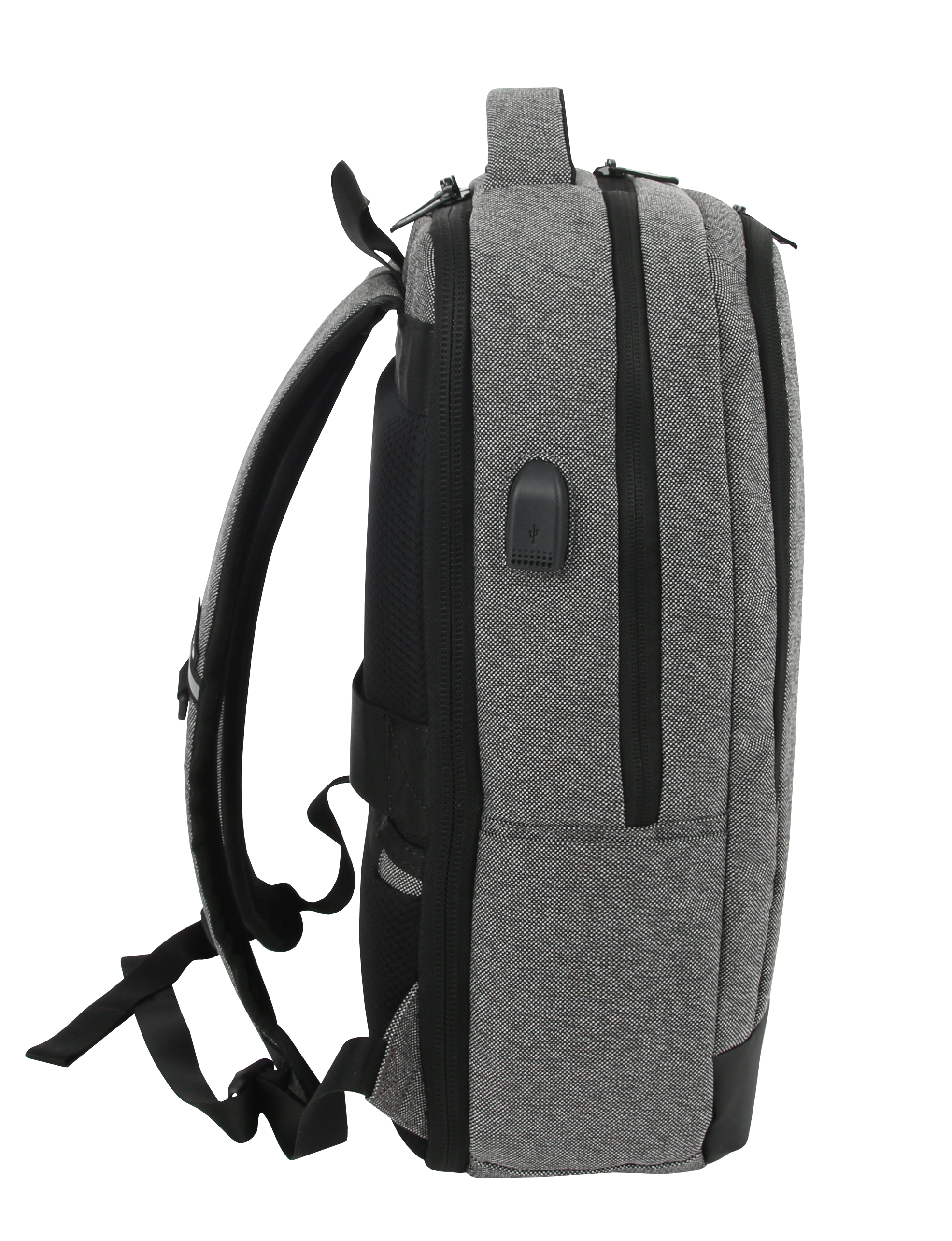 Pilgrim TSA-Friendly Business Laptop Backpack in Grey - JWorldstore