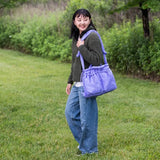 Puffy Tote in Purple - JWorldstore