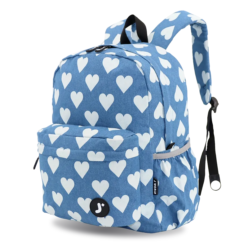 Oz Daypack Backpack in Denim Heart - JWorldstore
