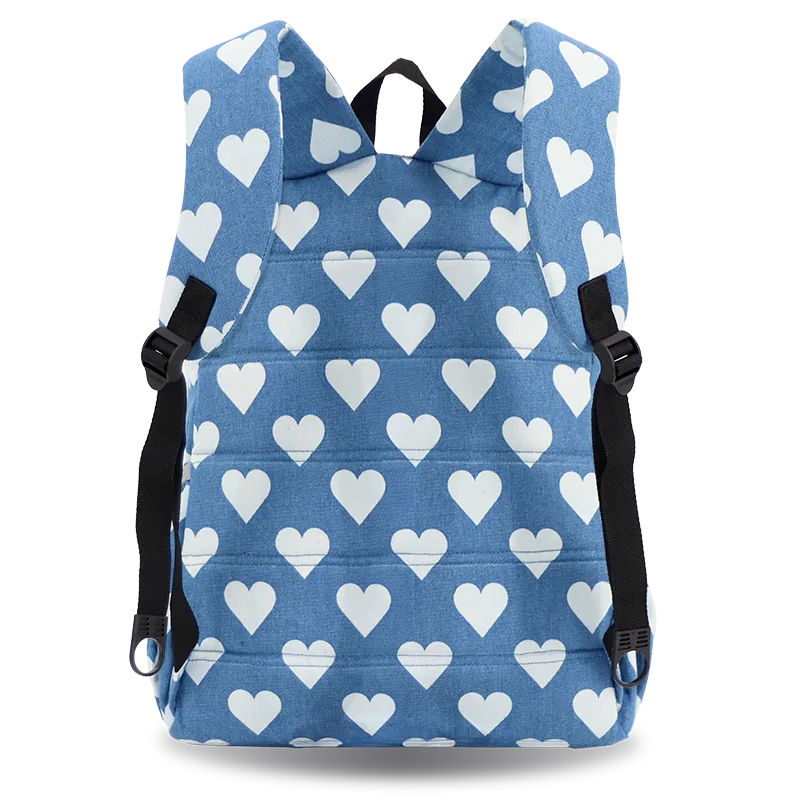 Oz Daypack Backpack in Denim Heart - JWorldstore