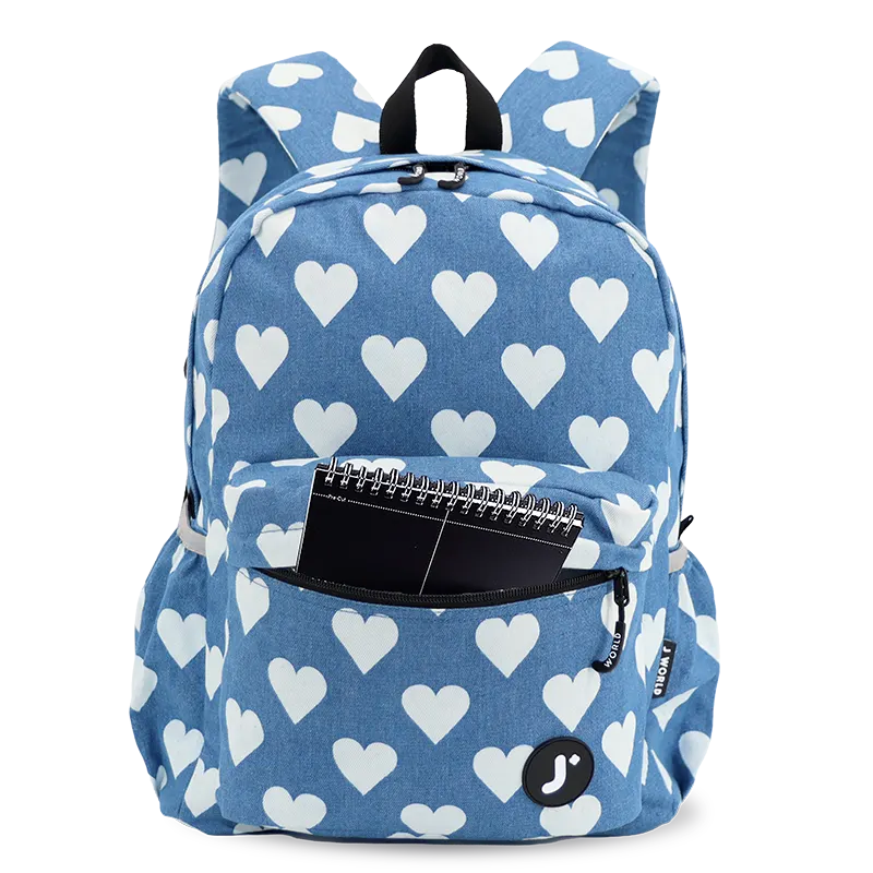 Oz Daypack Backpack in Denim Heart - JWorldstore