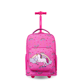 Sparkle 15 Inch Kids Rolling Backpack / Carry On - JWorldstore