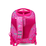 Sparkle 15 Inch Kids Rolling Backpack / Carry On - JWorldstore