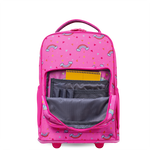 Sparkle 15 Inch Kids Rolling Backpack / Carry On - JWorldstore