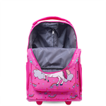 Sparkle 15 Inch Kids Rolling Backpack / Carry On - JWorldstore