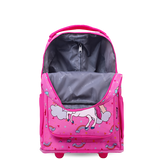 Sparkle 15 Inch Kids Rolling Backpack / Carry On - JWorldstore