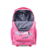 Sparkle 15 Inch Kids Rolling Backpack / Carry On in Unicorn