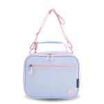Cody Lunch Bag With Shoulder Strap in Blue Bows - JWorldstore