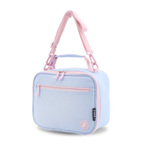 Cody Lunch Bag With Shoulder Strap in Blue Bows - JWorldstore