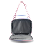 Cody Lunch Bag With Shoulder Strap in Blue Bows - JWorldstore