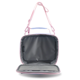 Cody Lunch Bag With Shoulder Strap in Blue Bows - JWorldstore