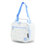 Cody Lunch Bag With Shoulder Strap in Blue Bows - JWorldstore