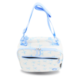 Cody Lunch Bag With Shoulder Strap in Blue Bows - JWorldstore