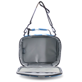 Cody Lunch Bag With Shoulder Strap in Denim Heart - JWorldstore