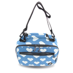 Cody Lunch Bag With Shoulder Strap in Denim Heart - JWorldstore