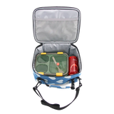 Cody Lunch Bag With Shoulder Strap in Denim Heart - JWorldstore