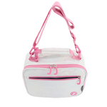 Cody Lunch Bag With Shoulder Strap in Metallic Silver - JWorldstore