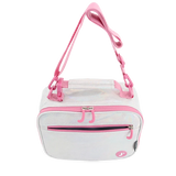 Cody Lunch Bag With Shoulder Strap in Metallic Silver - JWorldstore