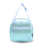 Cody Lunch Bag With Shoulder Strap in Metallic Teal - JWorldstore