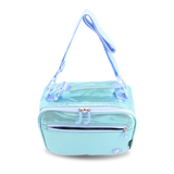 Cody Lunch Bag With Shoulder Strap in Metallic Teal - JWorldstore