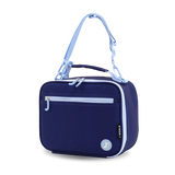 Cody Lunch Bag With Shoulder Strap in Navy