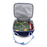 Cody Lunch Bag With Shoulder Strap in Navy