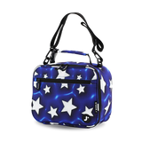 Cody Lunch Bag With Shoulder Strap in Puffy Stars