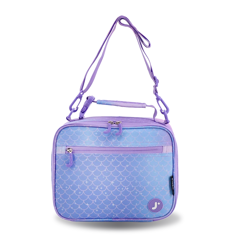 Cody Lunch Bag With Shoulder Strap in Purple Mermaid - JWorldstore