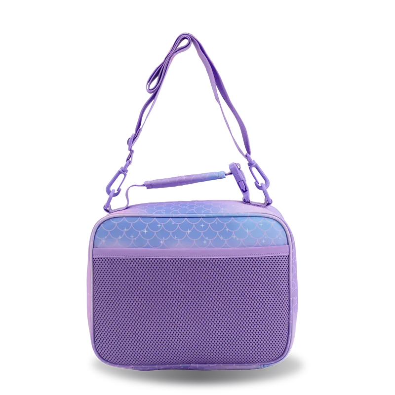 Cody Lunch Bag With Shoulder Strap in Purple Mermaid - JWorldstore