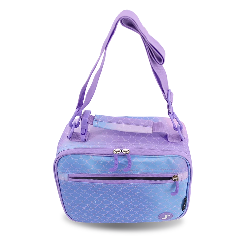 Cody Lunch Bag With Shoulder Strap in Purple Mermaid - JWorldstore