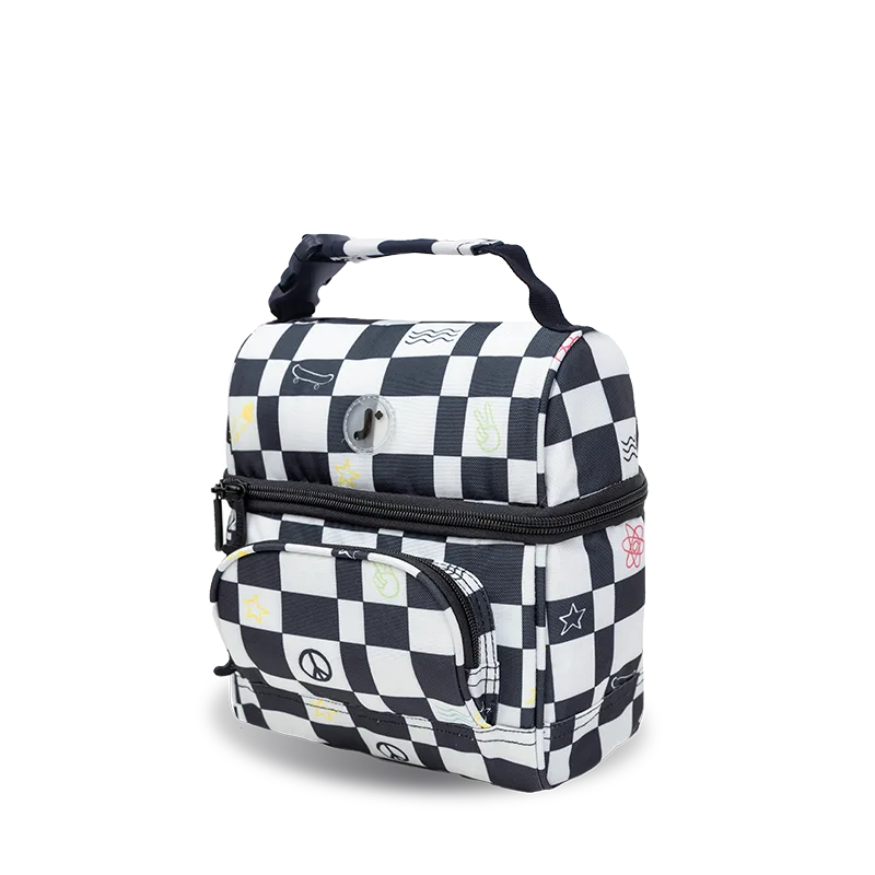 Corey Lunch Bag in Icon Checkers - JWorldstore