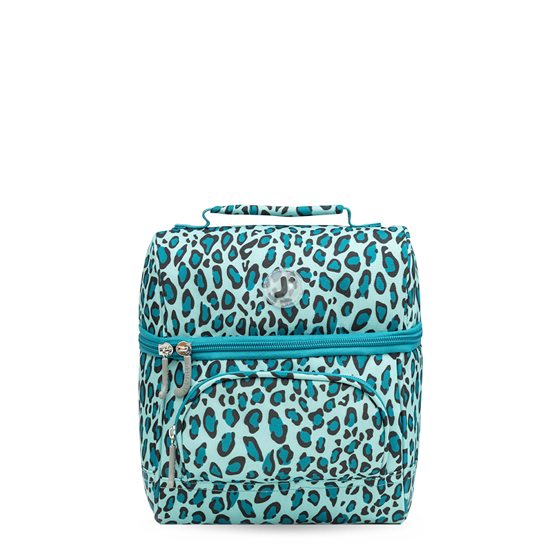 Corey Lunch Bag Mint Leopard - Kids