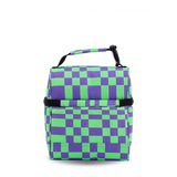 Corey Lunch Bag in Pixel Checkers