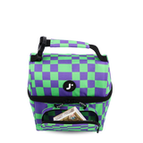 Corey Lunch Bag in Pixel Checkers
