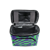Corey Lunch Bag in Pixel Checkers