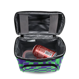 Corey Lunch Bag in Pixel Checkers
