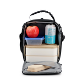 Cole Insulated Lunch Bag in Black - JWorldstore