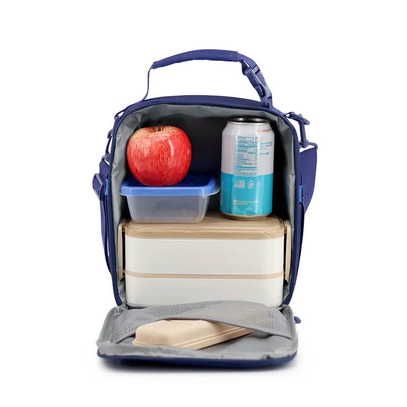 Cole Insulated Lunch Bag in Navy - JWorldstore